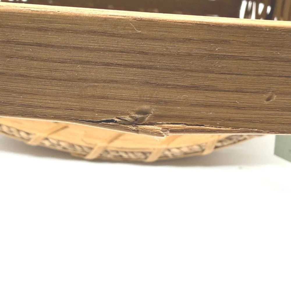 Handmade woven wood